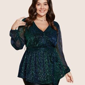 NEW Sequin Mesh Top from BloomChic